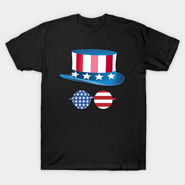 Happy 4 th of july T-Shirt by Adel dza